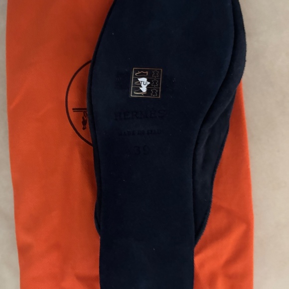 Rare vintage brand new Hermes slipper mule shoes - Picture 5 of 7